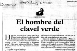 El hombre el clavel verde