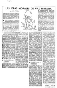 Las Ideas morales de Vaz Ferreira