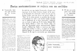 Poetas norteamericanos se reúnen con un siviético.