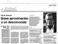 Breve aproximación a un desconocido.