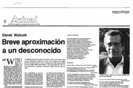 Breve aproximación a un desconocido.