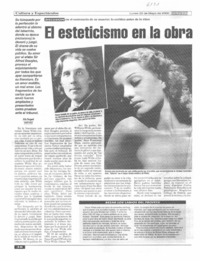 El esteticismo en la obra de Wilde