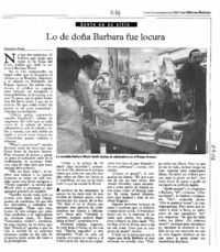 Lo de doña Barbara fue locura