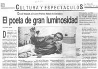 El poeta de gran luminosidad.