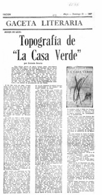 Topografía de "La casa verde"