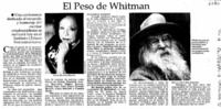 El peso de Whitman.