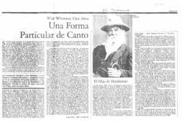 Una forma particular de canto.