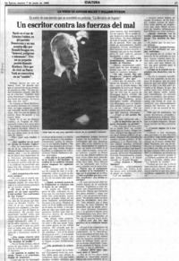 Un Escritor contras las fuerzas del mal.