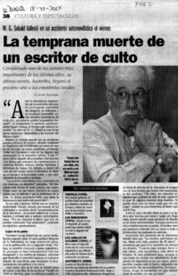 La Temporada muerte de un escritor de culto