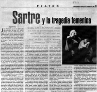 Sartre y la tragedia femenina