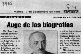 Auge de las biografías