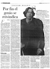 Por fin el genio se reivindica.