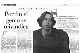 Por fin el genio se reivindica.