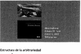 Estructura de arbitrariedad