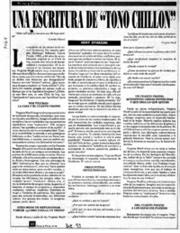 Una Escritora de "Tono chillón"