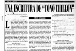 Una Escritora de "Tono chillón"