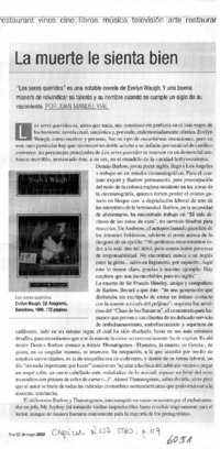 La muerte le sienta bien