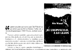 El Crepúsculo a lo lejos.