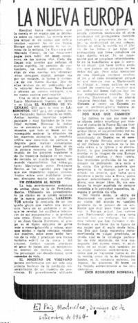 La nueva Europa