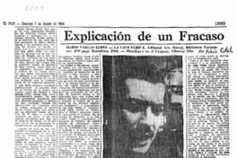 Explicación de un fracaso