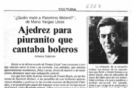 Ajedrez para piuranito que cantaba boleros