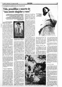 Vida, pesadillas y muerte de "una mente singular y rara"