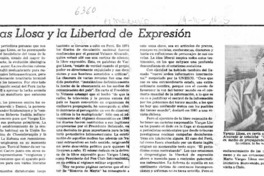 Vargas Llosa y la libertad de expresión