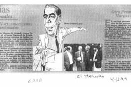 Otro premio para Vargas Llosa.