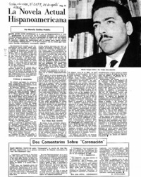 La Novela actual hispanoamericana