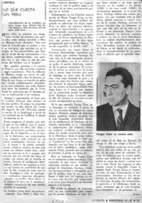 Lo que cuesta en Perú