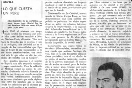 Lo que cuesta en Perú