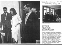 Esta si que fue en privado.