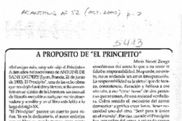 A proposito de "El Principito"