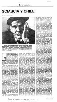 Sciascia y Chile