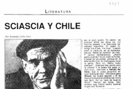 Sciascia y Chile