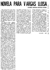 Novela para Vargas Llosa