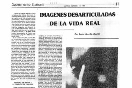 Imágenes desarticuladas en la vida real