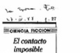El contacto posible