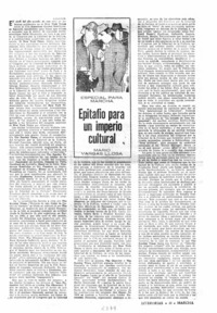 Epitafio para un imperio cultural