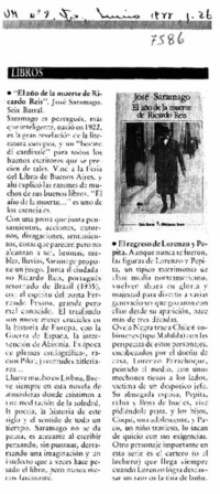 El año de la muerte de Ricardo Reis".