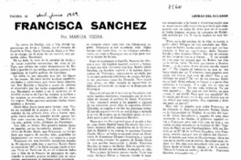 Francisca Sánchez