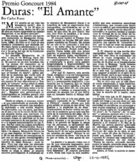 Duras, "El amante"