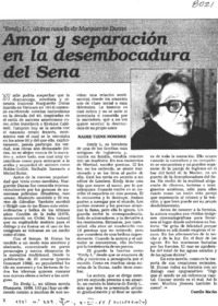 Amor y separación en la desembocadura del Sena