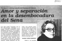 Amor y separación en la desembocadura del Sena