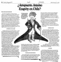 ¿Aeropuerto Antoine Exupéry en Chile?