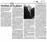 Asesinos en la platea