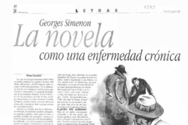 La novela como una enfermedad crónica
