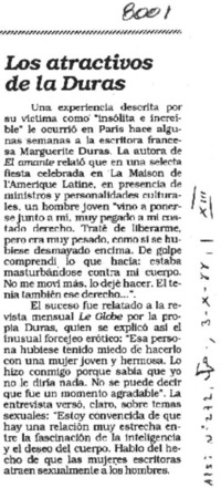 Los Atractivos de la Duras.