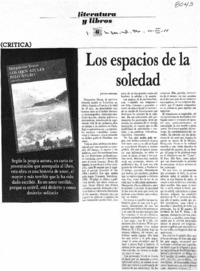 Los espacios de la soledad