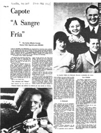 Capote "A sangre fría"
